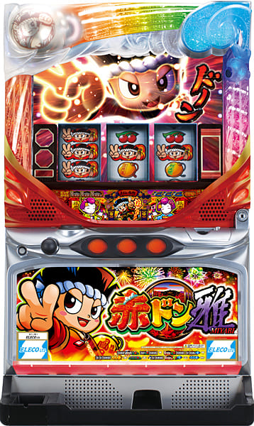 パチスロ実機　エレコ　赤ドン　雅