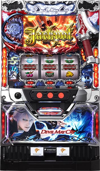 【訳あり：ハンドル役物メッキ剥げ】パチスロ実機　エンターライズ　デビルメイクライ4　覚醒YA
