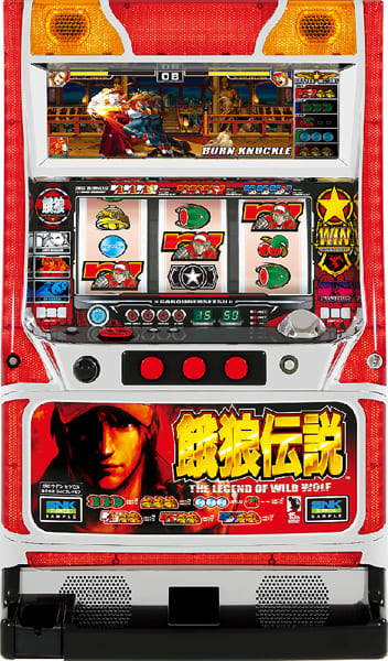 パチスロ実機　SNKプレイモア　餓狼伝説　【メインパネル】アウトボックス無し