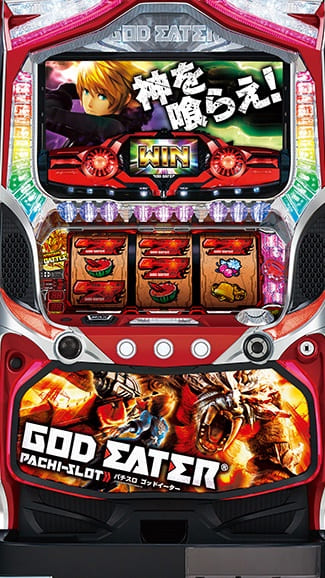 パチスロ実機　山佐　ゴッドイーターCC