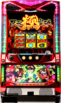 【限定1台・イヤホンコンバーターＸ付き】パチスロ実機　スパイキー　天元突破グレンラガン極／ＳＡ