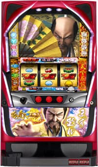 パチスロ実機　ニューギン　戦国パチスロ花の慶次～天に愛されし漢～【秀吉パネル】
