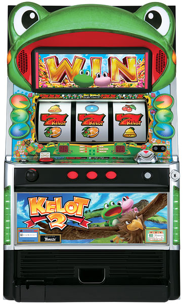 中古パチンコ実機 パチスロ「ケロット２」 山佐