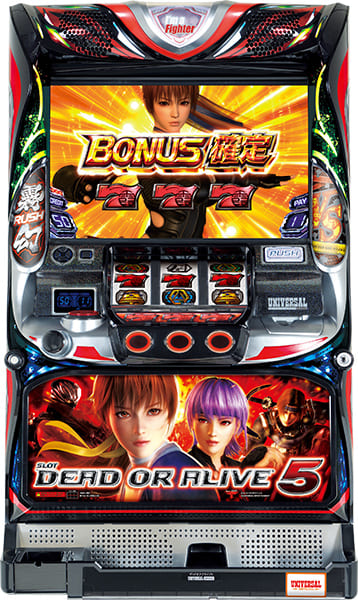 【お買い得商品】パチスロ実機　ユニバーサルブロス　ＳＬＯＴデッドオアアライブ５ＥＫ