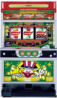 パチスロ実機　北電子　アイムジャグラーEX　グリーン