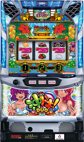 パチスロ　アクロス　実機　沖ドキ！DUO+コイン不要機　沖ドキDUO パチスロ実機 アクロス S／沖ドキ！DUO／DH