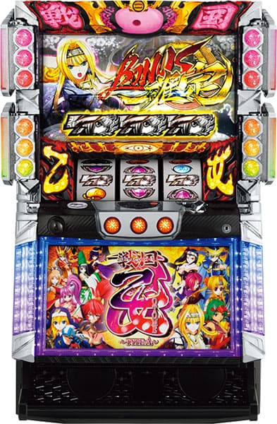 【限定1台再入荷・右リール傷あり】パチスロ実機　オリンピア　戦国乙女～Ｔｙｐｅ－Ａ～／Ｄ５