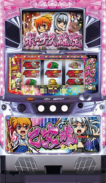 パチスロ実機　高砂電器　乙女魂～光と無月～【ＪＶ】