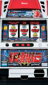 パチスロ実機　山佐　狼烈伝　ワイルドウルフＲ　【4号機】