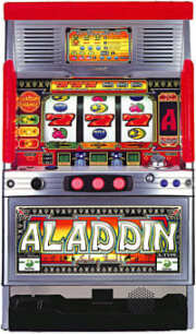 パチスロ実機　サミー　アラジンＡ 【4号機/アウトボックスなし】