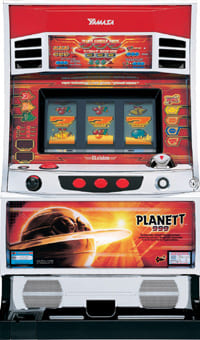 パチスロ実機　山佐　プラネット９９９　【4号機/コイン不要機非対応】