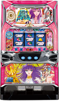パチスロ実機 聖闘士星矢－女神聖戦－ コイン不要機 ID：126-011704-007