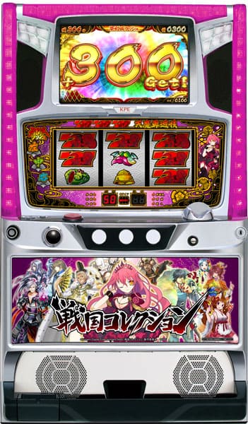 パチスロ実機　KPE　戦国コレクションＴＵ　メインパネル