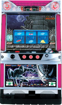 パチスロ実機　サミー　スパイダーマン3　（ブラックパネル）