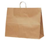 手提げ袋　Ｔ－１７　茶無地　＃１７４６　１００枚