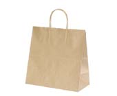 手提げ袋　Ｔ－６Ｗ　茶無地　＃１６８５　２００枚