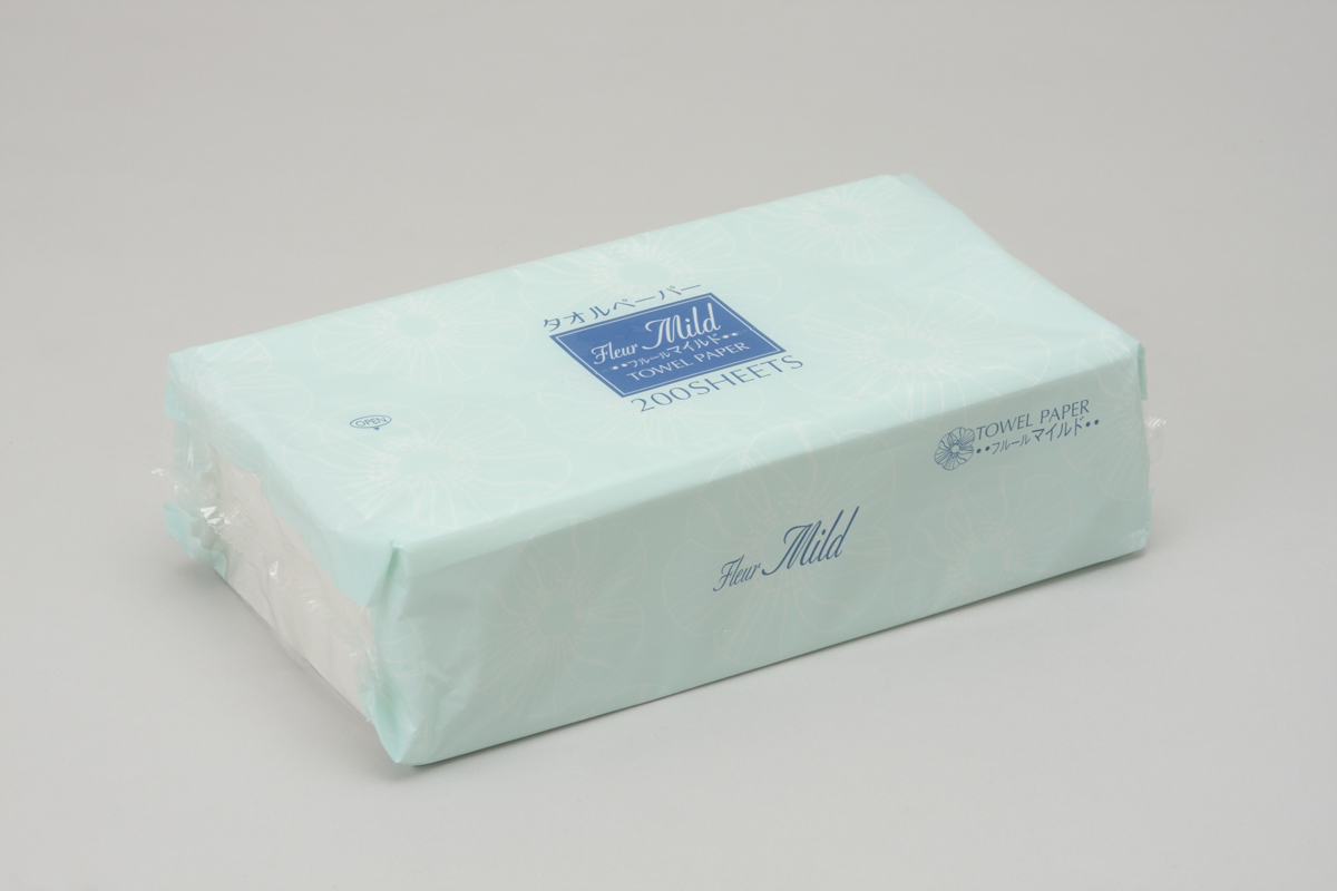 タオルペーパー　フルールマイルド　（200枚）　レギュラーサイズ