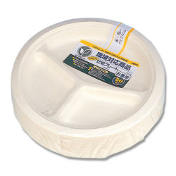 バガスペーパーウェア お徳用　仕切りプレート　GPY－26　（50枚）