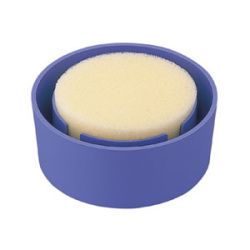 オープン/スポンジケース　丸型　Ｒ-１　　１個入　※滑り止め付