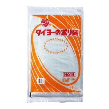 タイヨーのポリ袋　0.02mm　No.13　100枚×50袋　1ケース（5000枚）入　【お取り寄せ（2～3日】　１袋あたり230円