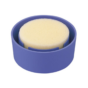 オープン/スポンジケース　丸型　Ｒ-１　　１個入　※滑り止め付