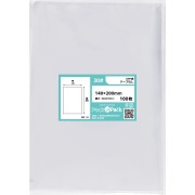OPP袋 横140x縦200mm テープなし (100枚) 30ミクロン プラスパック P045