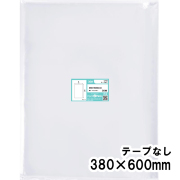 OPP袋 横380x縦600mm テープなし (50枚) 30ミクロン プラスパック P085
