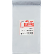 OPP袋  横100x縦160+40mm テープ付き (1,000枚) 30ミクロン プラスパック T310