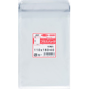 OPP袋 横110x縦160+40mm テープ付き (100枚) 30ミクロン プラスパック T311