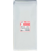 OPP袋【長3】横120x縦235+40mm テープ付き (100枚) 30ミクロン プラスパック T312