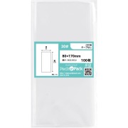 OPP袋 横80x縦170mm テープなし (1,000枚) 30ミクロン プラスパック P024