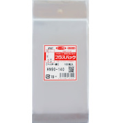OPP袋 ヘッダー袋 横90x縦(30+140)+30mm (100枚)【厚手】40ミクロン プラスパック HN520