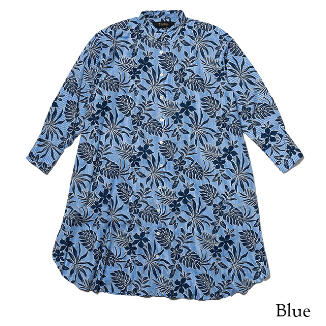 Paikaji アロハシャツ レディースシャツワンピース Island Squall Paikaji アロハシャツ レディースシャツワンピース Island Squall