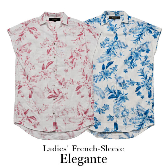 【オンライン限定】Lady's French-Sleeve Shirt/Elegante/P2042228