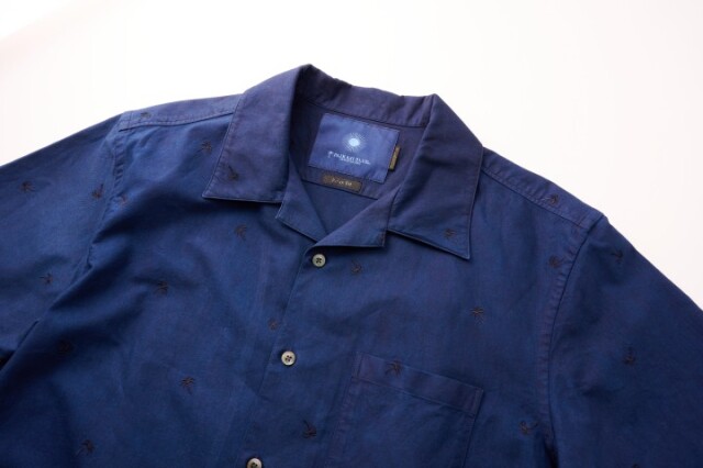 新品未使用、タグ付き　LANI's Chirimen aroha shirt LFYT x 華人青年 T-SHIRT HR3272290 RED