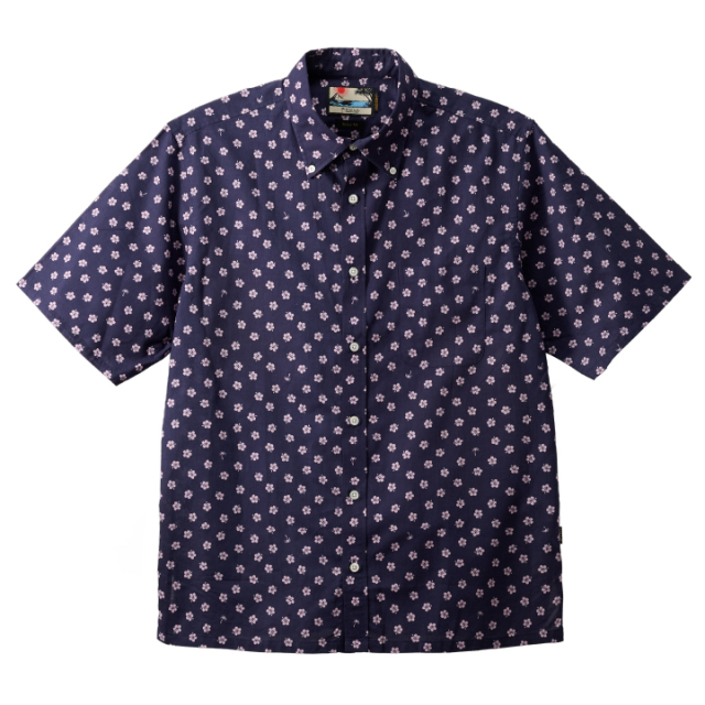 Hibiscus Flower Dots【DOT】/NAVY