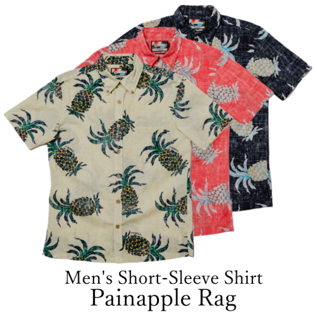 【オンライン限定】Men's Short-Sleeve Shirt/Painapple Rag/PM0224533