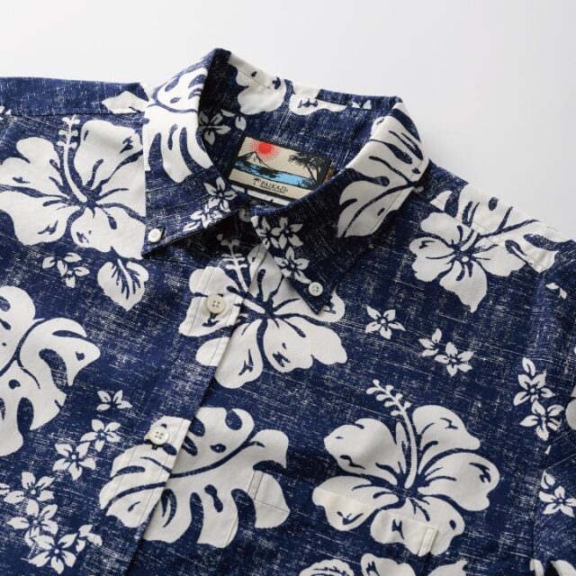 PAIKAJI アロハコート PAIKAJI アロハシャツ】メンズ長袖アロハシャツ(レギュラー