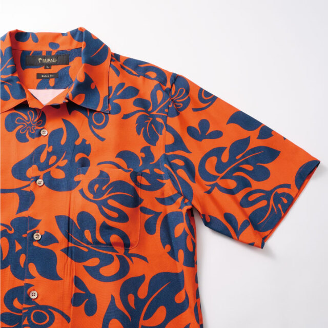 新品 PAIKAJI パイカジ アロハシャツ 半袖 ボタニカル メンズ　Mサイズ PAIKAJI アロハシャツ】 メンズ半袖アロハシャツ/Elegante