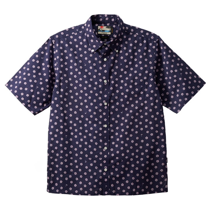 Hibiscus Flower Dots【DOT】/NAVY