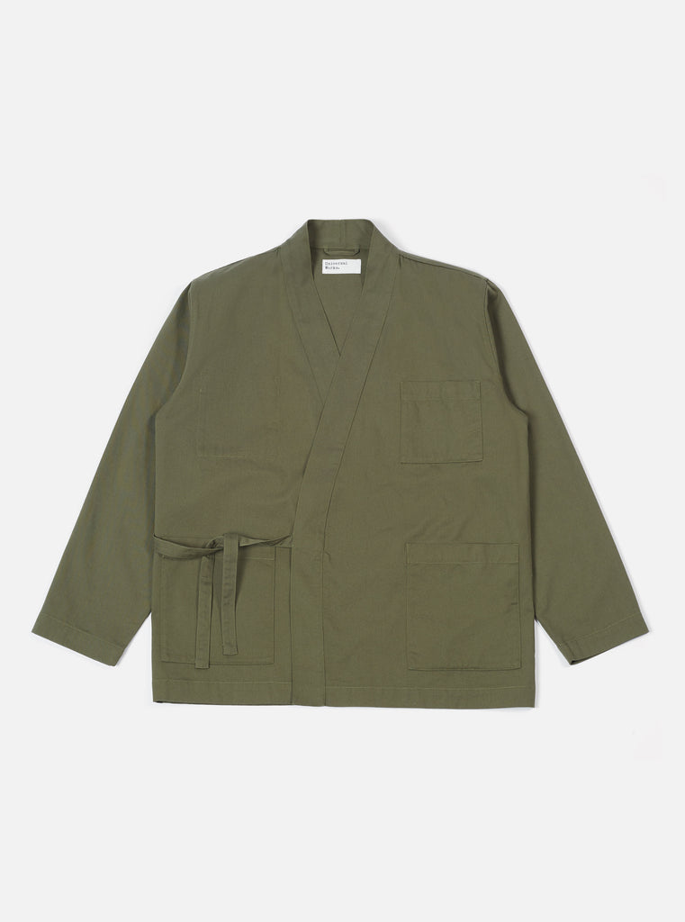 Universal Works ユニバーサルワークス Kyoto Work Jacket In Light Olive Twill