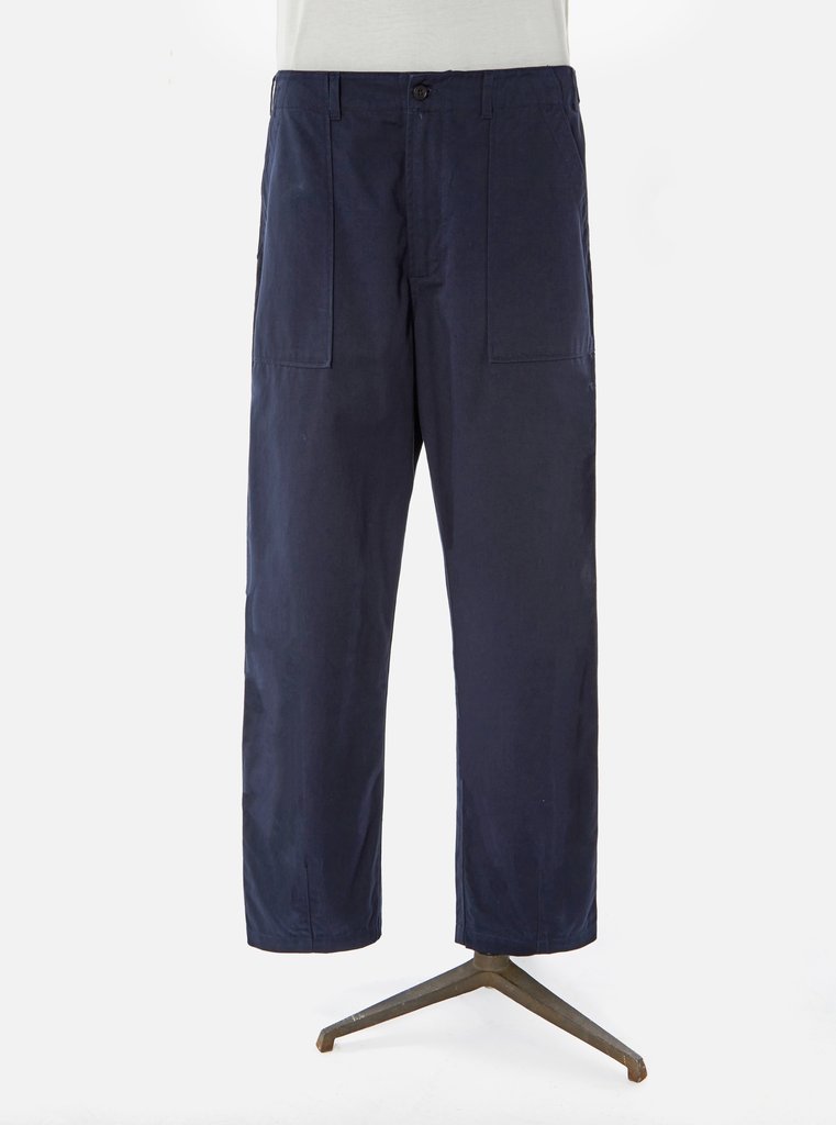 ユニバーサルワークス ファティーグ パンツ Universal Works Fatigue Pant In Navy Twill