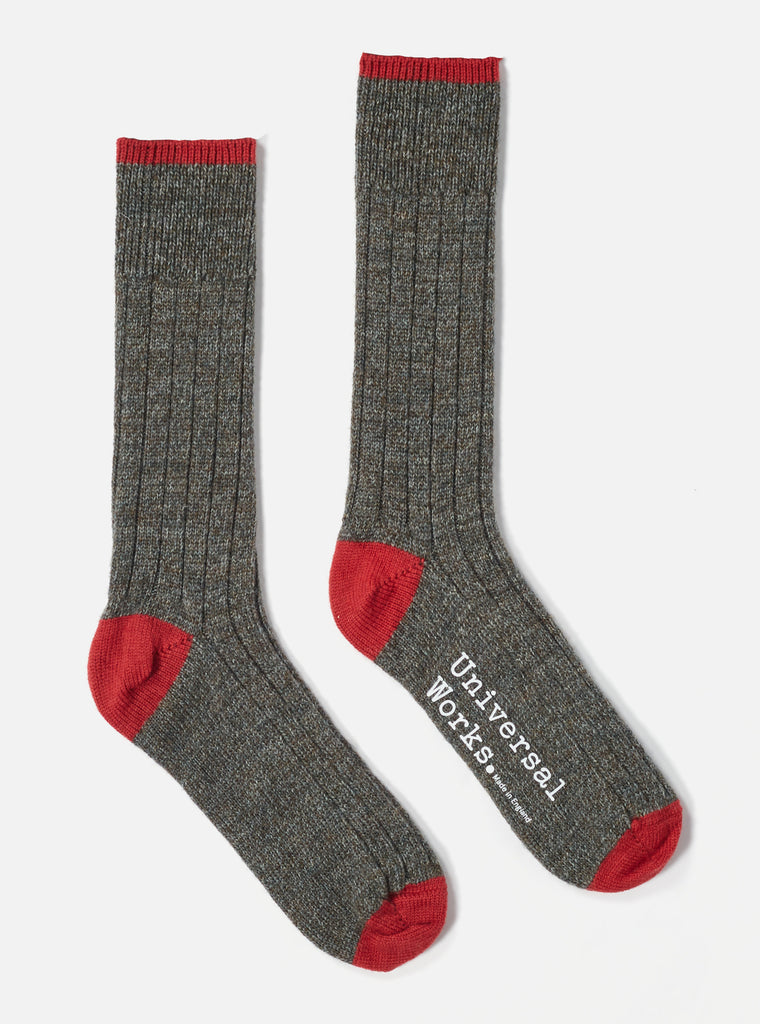 Universal Works ユニバーサルワークス Hike Sock In Derby Wool