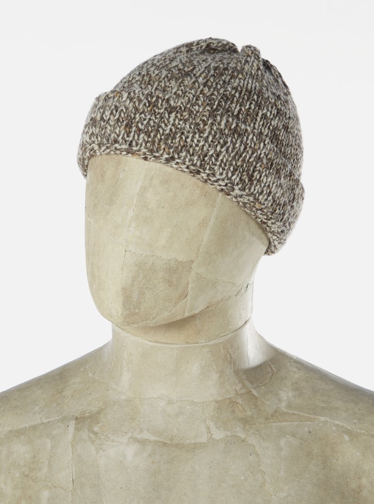 ユニバーサルワークス Universal Works Short Watch Cap In Bran Kilcarra Wool