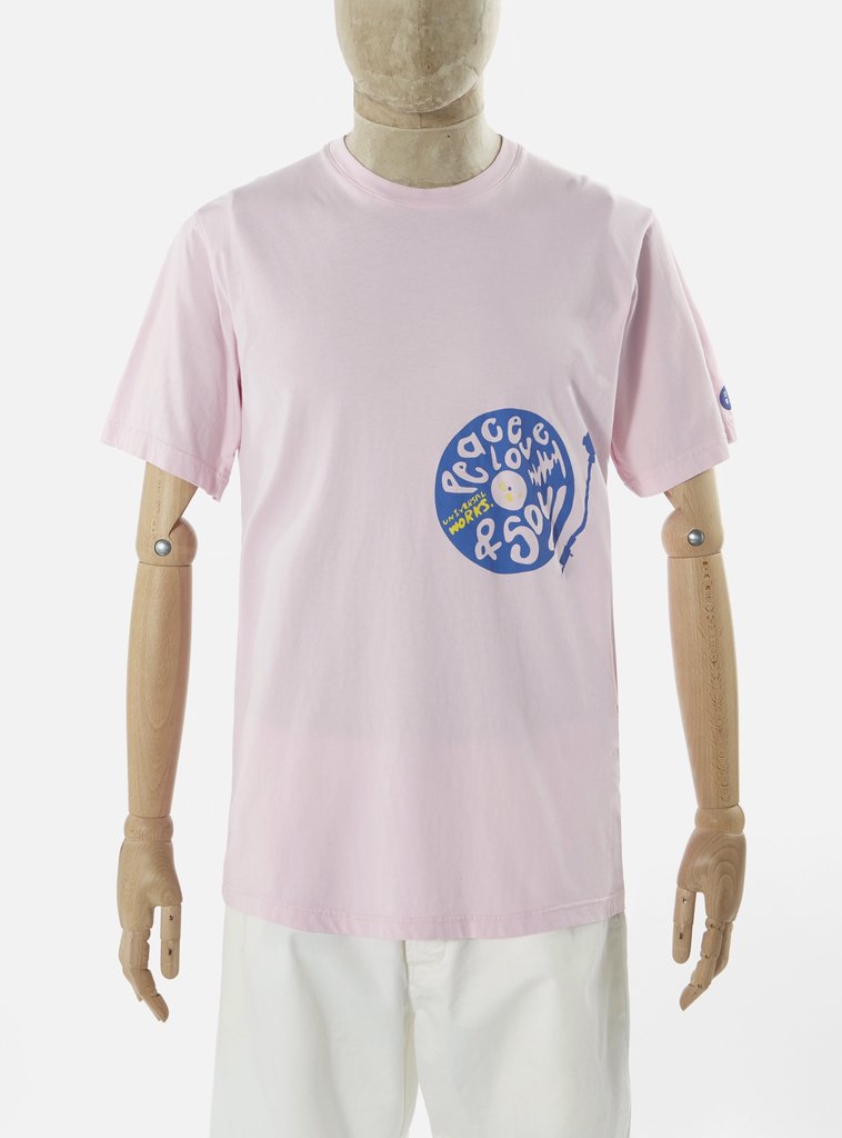 Universal Works ユニバーサルワークス Tシャツ 春夏用 ピンク