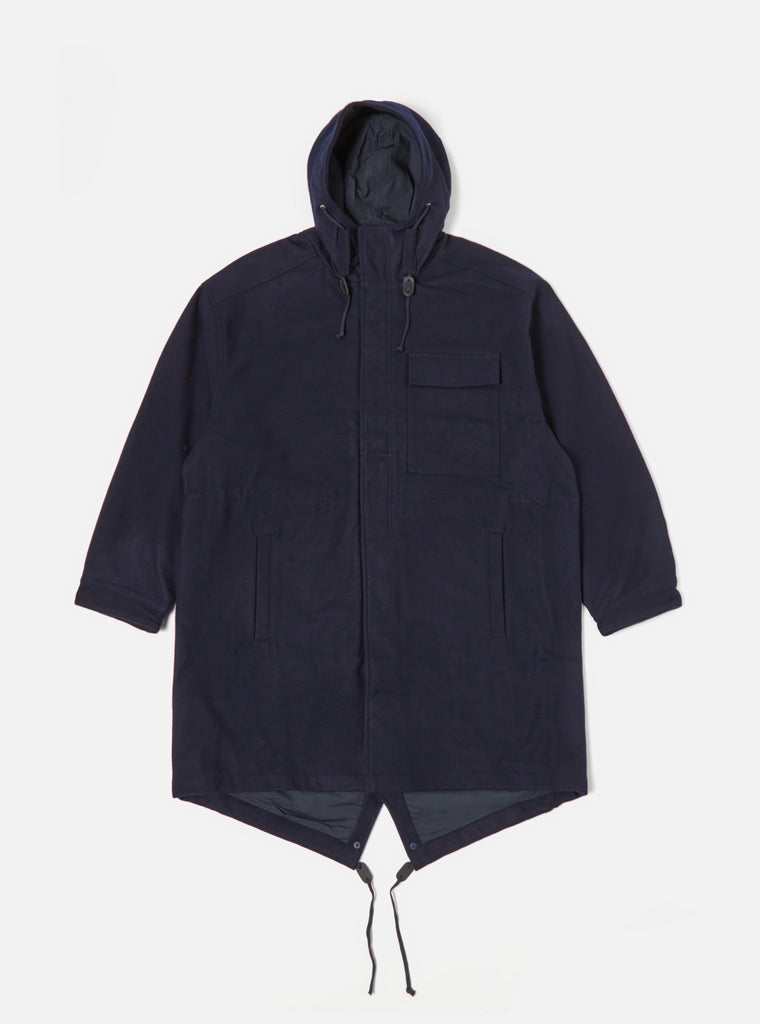 Universal Works ユニバーサルワークス Cruiser Parka In Navy Mowbray