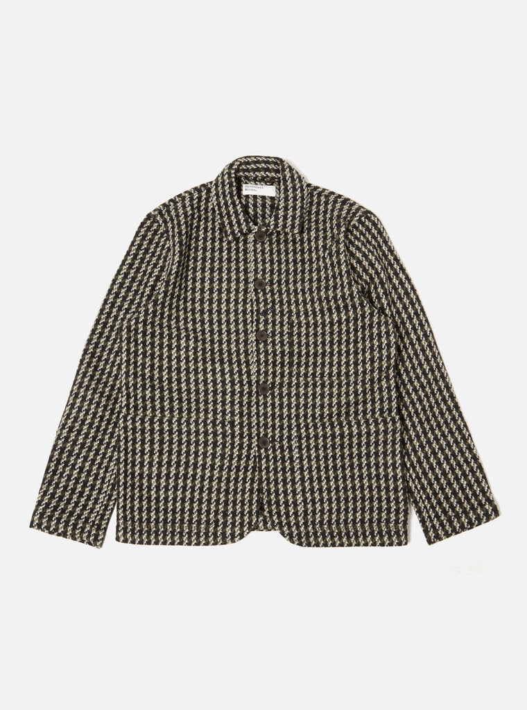 Universal Works ユニバーサルワークス Bakers V3 Chore Jacket In Olive Cortina Tweed