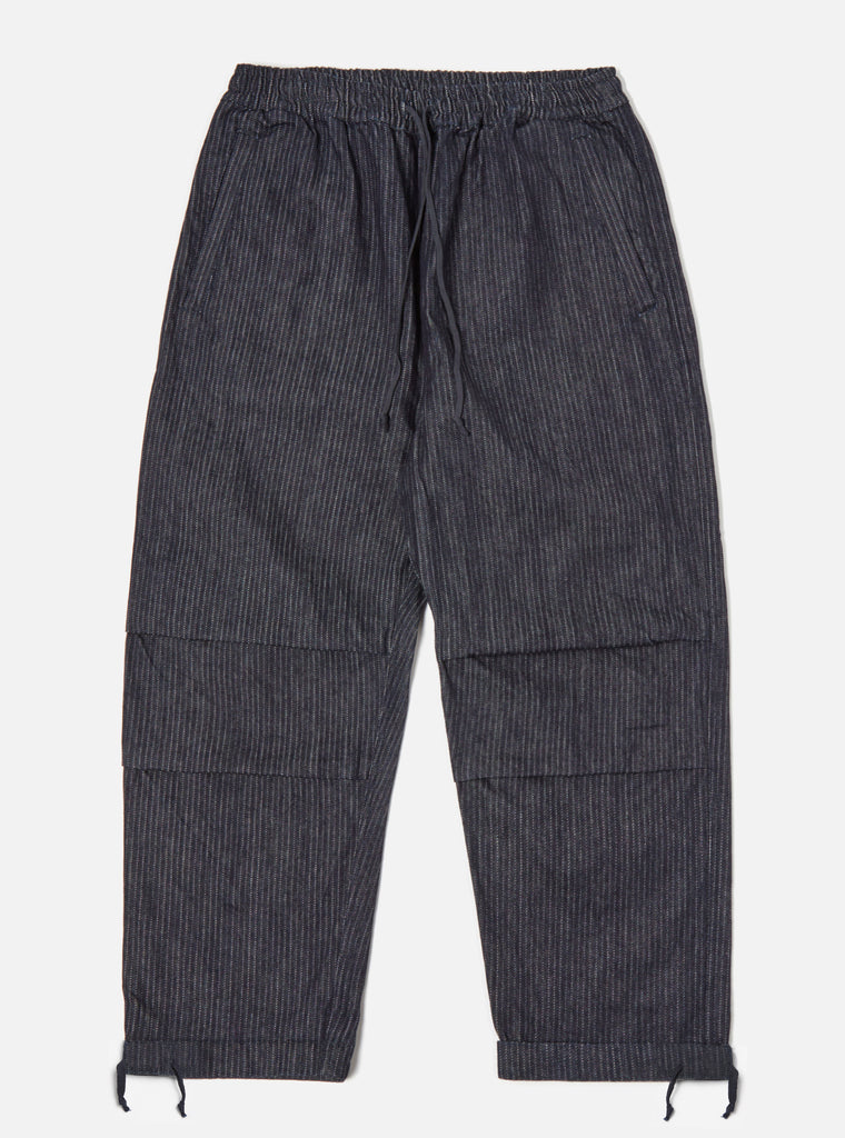 ユニバーサルワークス Universal Works Parachute Pant In Indigo Japanese Twill Denim
