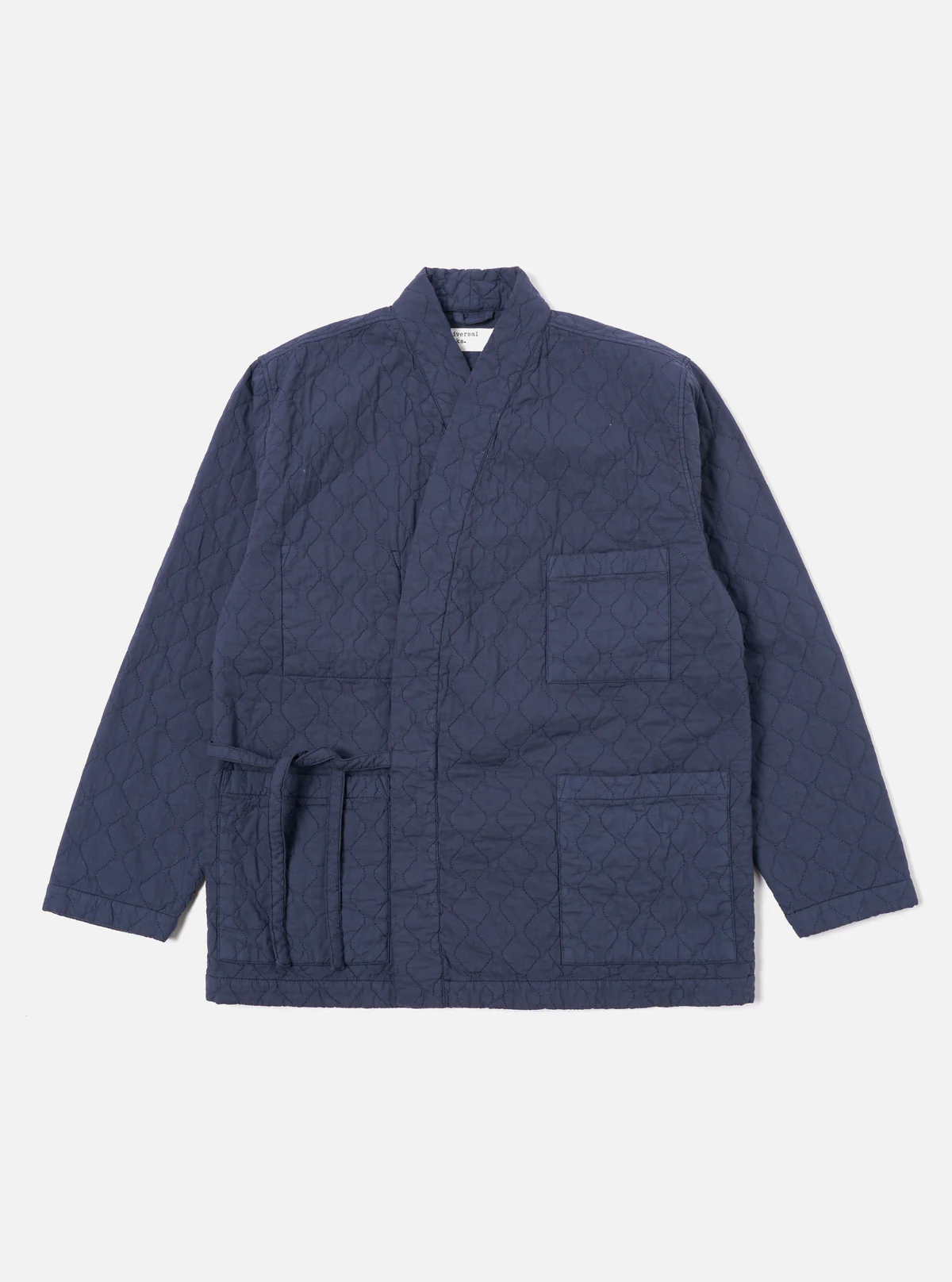 Universal Works ユニバーサルワークス Kyoto Work Jacket in Dark Navy Quilt Cotton