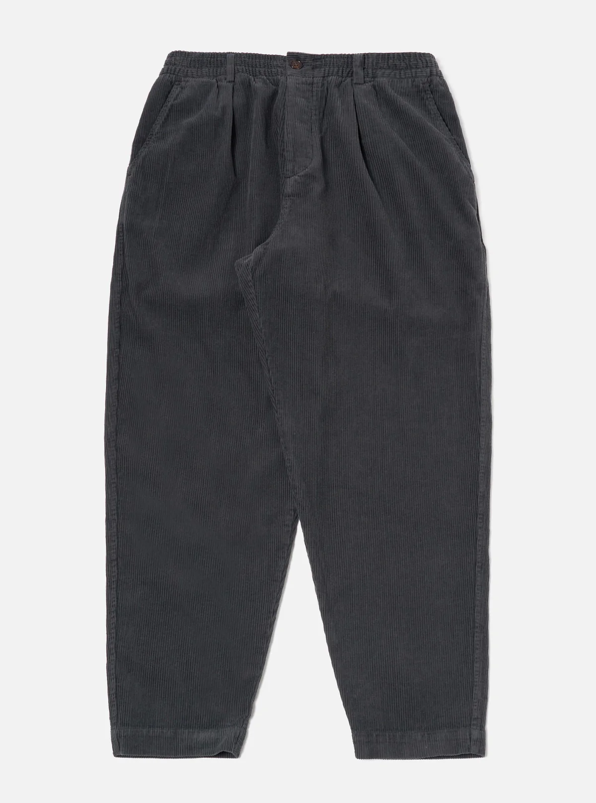 Universal Works. ユニバーサルワークス  Charcoal Cord Pleated Track Pant